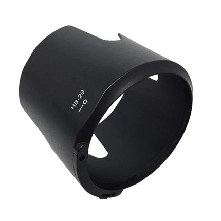 HB-29 Lens Hood Shade for Nikon 70-200mm Photography Lenses - black PVC hood reduces flare and protects lens during outdoor sports and landscape shoots
