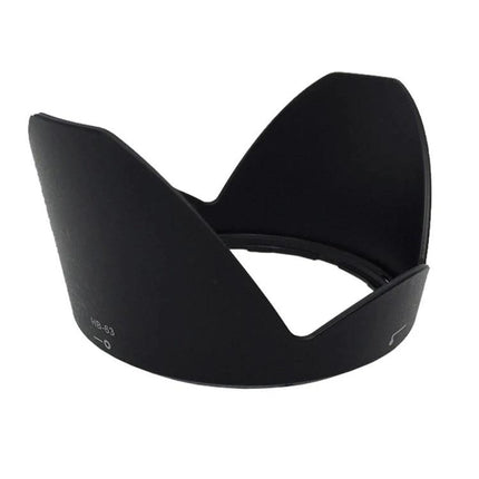 Lens Hood Shade Compatible with Nikon 24-85mm f/3.5-4.5 Lens - black PVC petal lens hood for protection and flare reduction