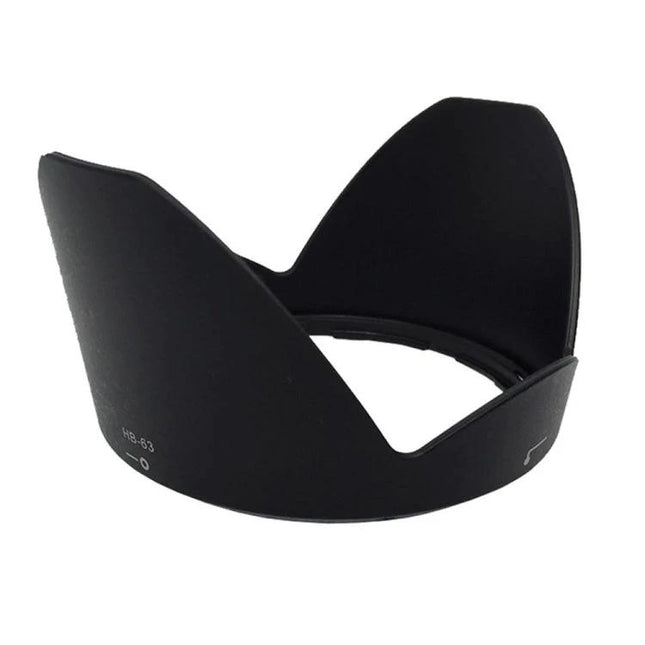 Lens Hood Shade Compatible with Nikon 24-85mm f/3.5-4.5 Lens - black PVC petal lens hood for protection and flare reduction