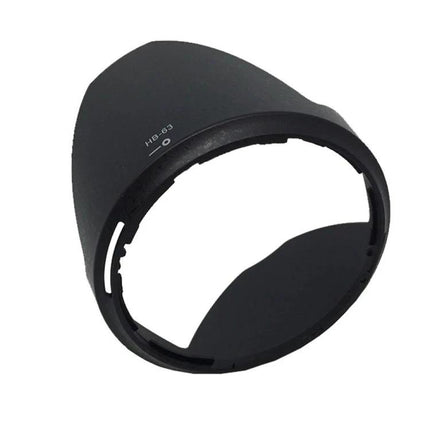Lens Hood Shade Compatible with Nikon 24-85mm f/3.5-4.5 Lens black PVC petal-style hood for protection and glare reduction