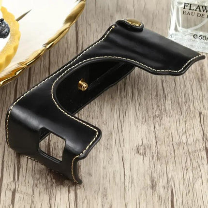 PU Leather Half Case with 1/4 Inch Thread for FUJIFILM X100V