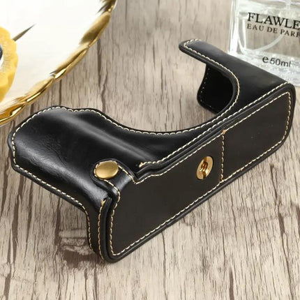 PU Leather Half Case with 1/4 Inch Thread for FUJIFILM X100V