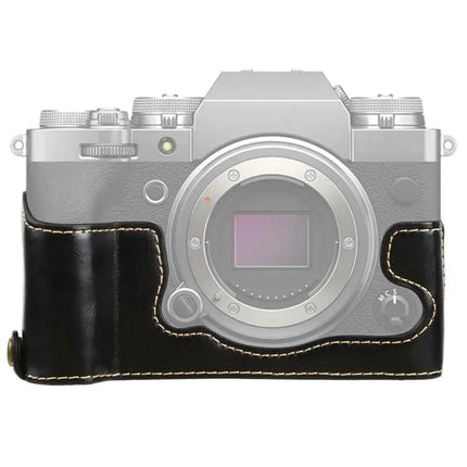 PU Leather Half Case with 1/4 Inch Thread for FUJIFILM X-T4