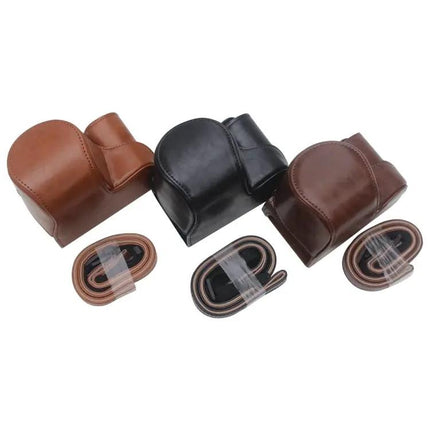 Protective PU Leather Camera Case for Sony ZV-E10 Model