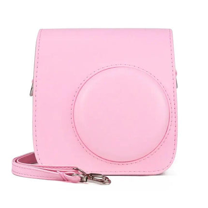Retro PU Leather Protective Case for Fujifilm Instax Mini 7+ with Strap