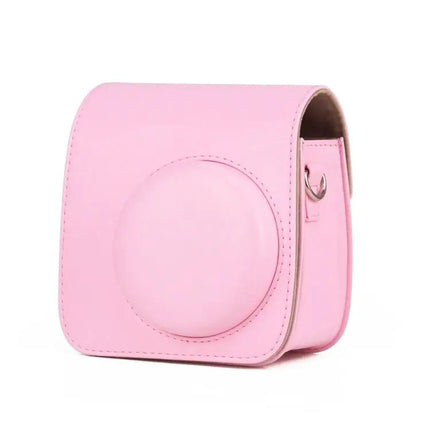 Retro PU Leather Protective Case for Fujifilm Instax Mini 7+ with Strap