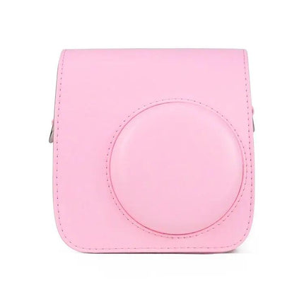 Retro PU Leather Protective Case for Fujifilm Instax Mini 7+ with Strap