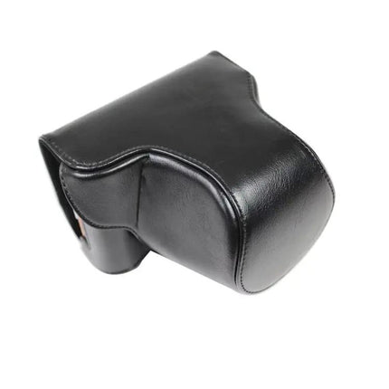 PU Leather Protective Camera Case with Strap and Soft Interior