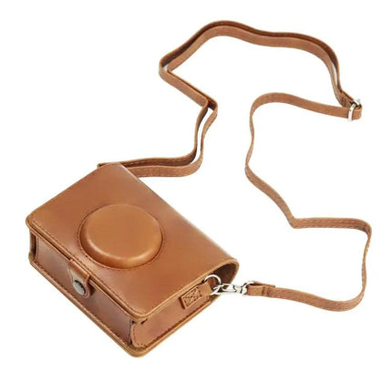FUJIFILM Instax Mini Evo Leather Camera Case with Adjustable Strap | Syndmart