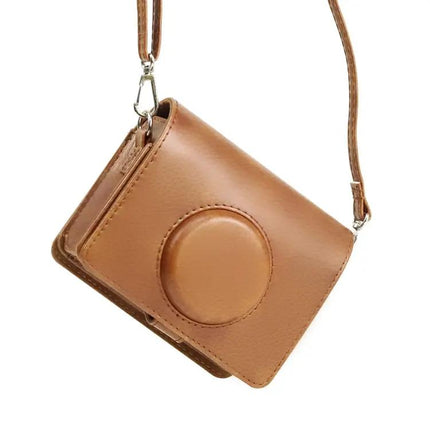 FUJIFILM Instax Mini Evo Leather Camera Case with Adjustable Strap | Syndmart