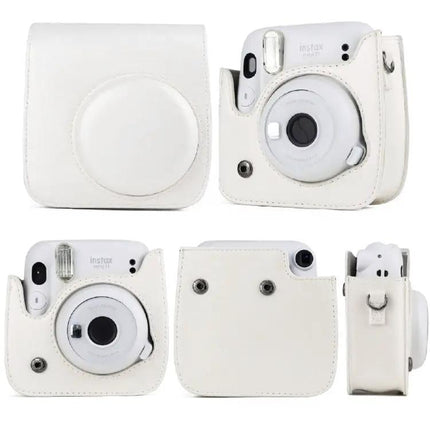 Full Protection Leather Case with Strap for Fujifilm Instax Mini 11 Camera
