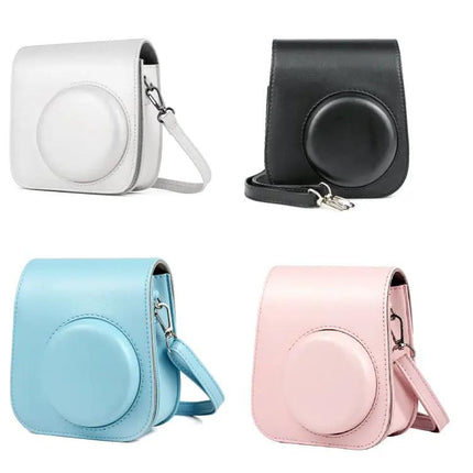 Full Protection Leather Case with Strap for Fujifilm Instax Mini 11 Camera