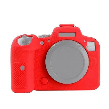 Soft Silicone Litchi Texture Case for Canon EOS R6 Camera
