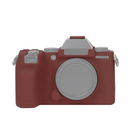 Protective Silicone Case for Fujifilm X-S10 Digital Camera in red, soft stretchable silicone cover protecting body while allowing full access to controls