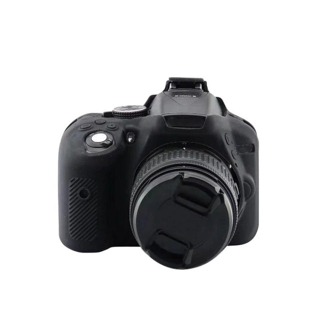 Soft and Protective Silicone Case for Nikon D5300 Camera Protection - black silicone cover protects against scratches and impacts