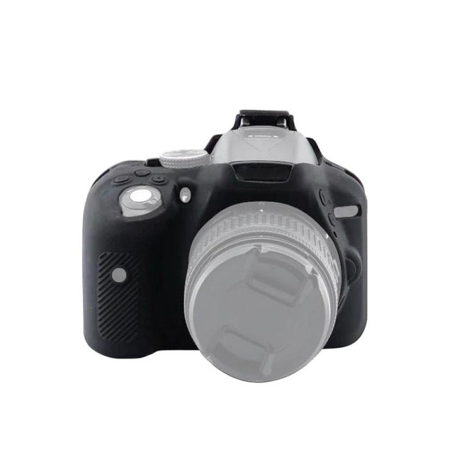 Soft and Protective Silicone Case for Nikon D5300 Camera Protection - black silicone camera cover protecting body and controls