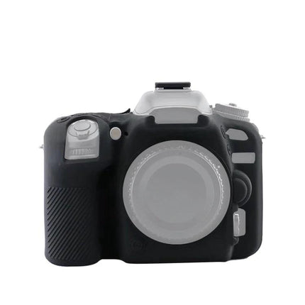 Soft Silicone Protective Case for Nikon D7500 Camera black silicone cover protects camera from scratches and bumps
