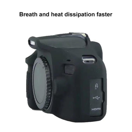 Soft Silicone Protective Case for Canon EOS 2000D Digital Camera