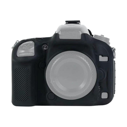 Soft Silicone Protective Case for Nikon D600 and D610 Cameras - black stretchable silicone camera body cover protecting against scratches, dust, and minor impacts