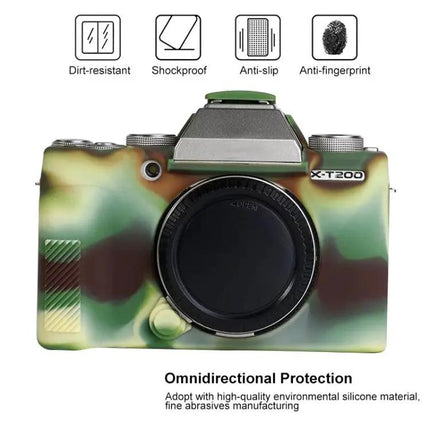 Practical Soft Silicone Case for Fujifilm X-T200 Protection