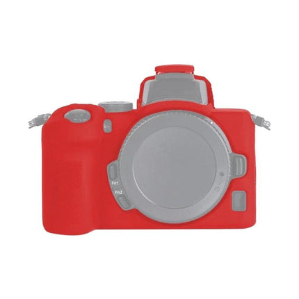 Soft Silicone Protective Case for Nikon Z50 Daily Use red silicone camera cover with easy access to controls