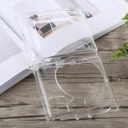 Protective Crystal Shell Case with Strap for FUJIFILM Instax Mini 90 clear hard-shell protective case with strap opening