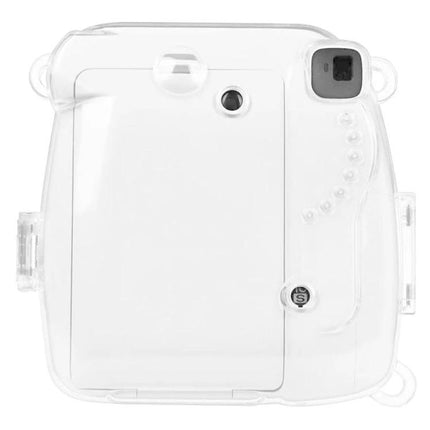 Crystal Protective Case for Fujifilm Instax Mini 9 and 8+ Cameras — clear protective shell shields camera from dust and scratches while allowing quick access