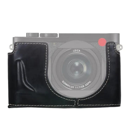 Protective PU Leather Half Case for Leica Q2 Camera