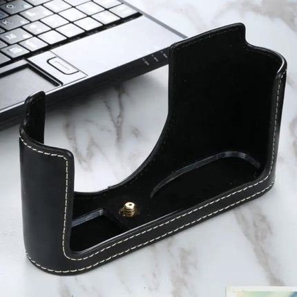 Protective PU Leather Half Case for Leica Q2 Camera
