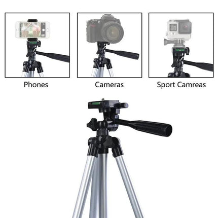 130cm Folding Aluminum Tripod with Ball Head for Photography