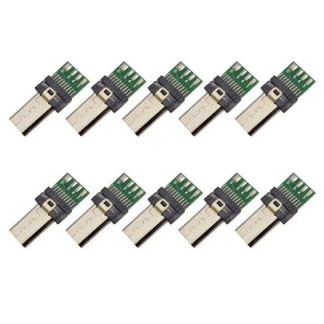 Micro USB PCB Connector Adapter for Sony Camera Data Cables - set of ten solder-type PCB adapters for repairing and building camera data cables