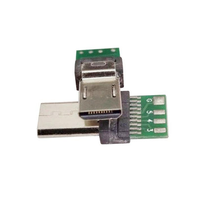 Micro USB PCB Connector Adapter for Sony Camera Data Cables small solder-type PCB mount for repairing and building camera USB cables