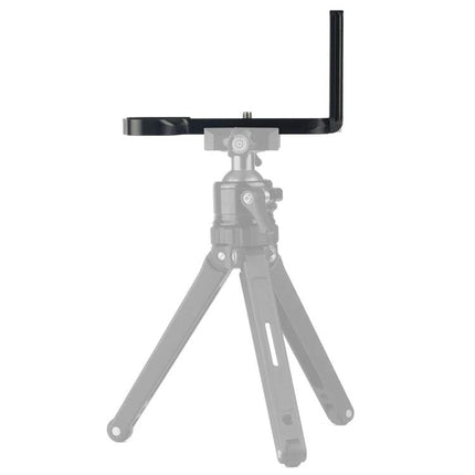 Quick Release L Plate for Sony A7II Vertical Shooting Accessory mounted on tripod showing aluminum alloy L-shaped design