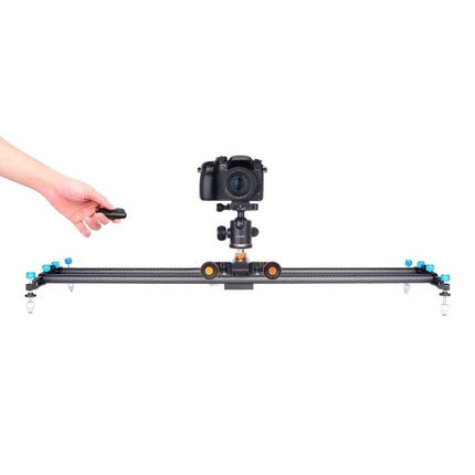 YELANGU Electric Camera Dolly for Video and Photo Recording motorized carbon fiber slider with DSLR and remote control for smooth shots