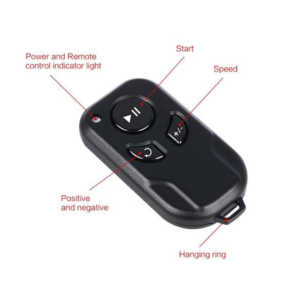 YELANGU Electric Camera Dolly for Video and Photo Recording remote control with start, speed, power indicator and hanging ring