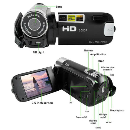Compact Travel Camera For Everyday Photos And Video