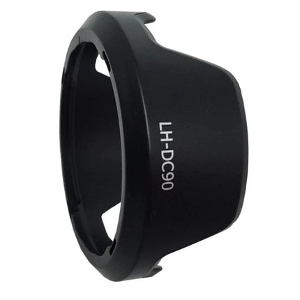 Alt Tag: Lens Hood Shade for Canon Powershot Cameras LH-DC90 black PVC hood for SX70HS SX60HS protects lens from stray light and dust