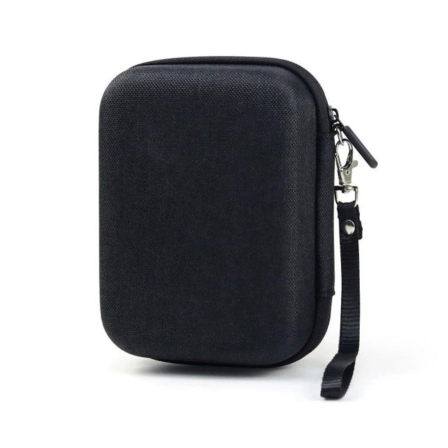 Hard Case Storage Bag for Fujifilm Instax Mini Evo Camera - black protective travel case with removable front and wrist strap