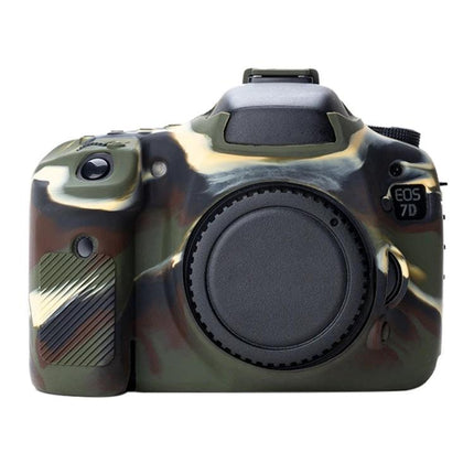 Protective Soft Silicone Case for Canon EOS 7D, Ideal for Daily Use camo silicone cover for Canon EOS 7D body