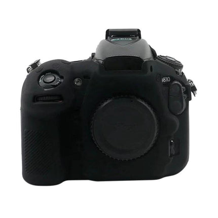 Durable Soft Silicone Protective Case for Nikon D810 black silicone camera cover protecting body and controls, dust and scratch resistant