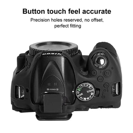 Soft Silicone Protective Case for Nikon D5200 Camera