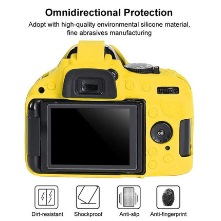 Soft Silicone Protective Case for Nikon D5200 Camera