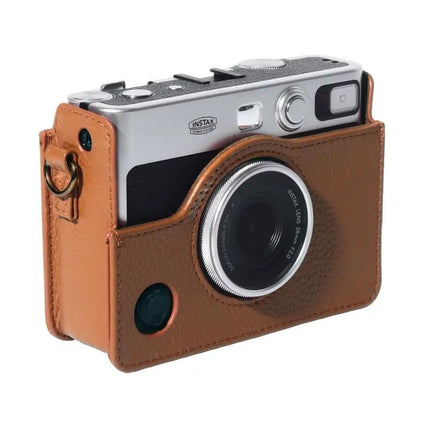Protective Genuine Leather Case for FUJIFILM instax mini Evo with Strap