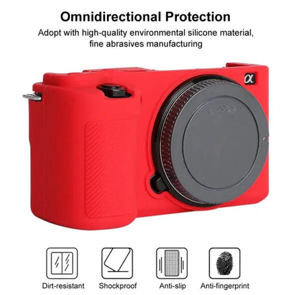Soft Silicone Protective Case for Sony ZV-E10 Mirrorless Camera