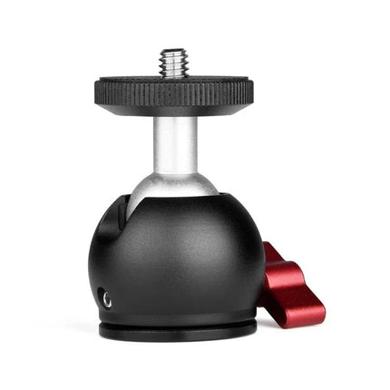YELANGU Tripod Ball Head Adapter for Camera Positioning compact ball head with red locking lever for quick angle adjustments
