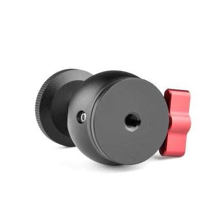YELANGU Tripod Ball Head Adapter for Camera Positioning on tripod with red adjustment knob for precise angle control
