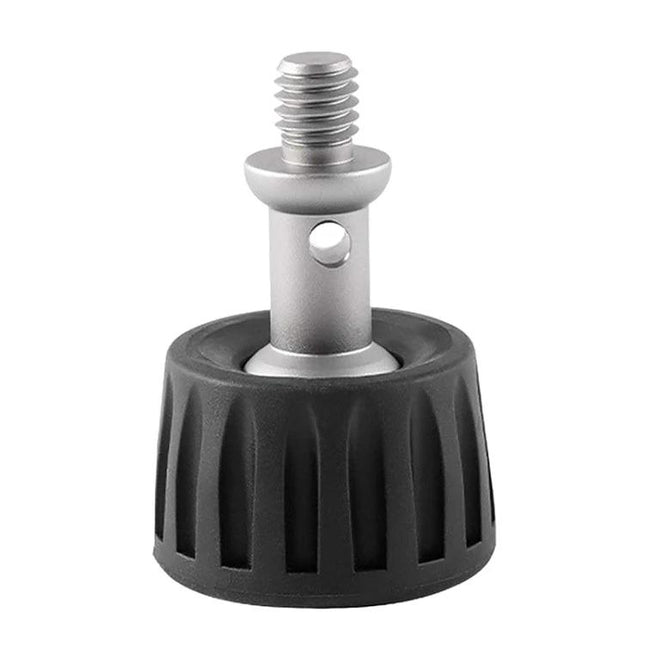 Bexin Stainless Steel Tripod Foot Spikes for Stable Use – stainless steel spike with durable plastic base for secure tripod grip on grass and wet surfaces