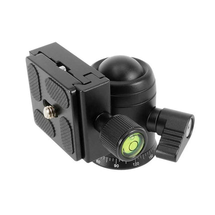 BEIXIN Metal Ball Head for Panoramic Camera Mounting and Angles compact aluminum alloy ball head with level and quick-release plate