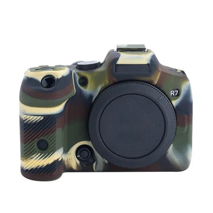 Durable Soft Silicone Protective Case for Canon EOS R7 Camera