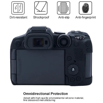 Durable Soft Silicone Protective Case for Canon EOS R7 Camera